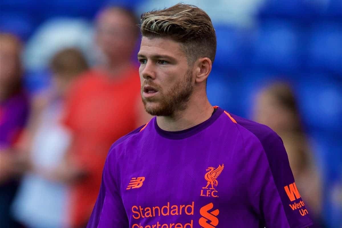 BIRKENHEAD, ENGLAND - Tuesday, July 10, 2018: Liverpool's Alberto Moreno during a preseason friendly match between Tranmere Rovers FC and Liverpool FC at Prenton Park. (Pic by Paul Greenwood/Propaganda)