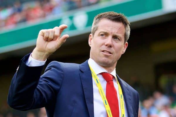 DUBLIN, REPUBLIC OF IRELAND - Saturday, August 4, 2018: Liverpool's Commercial Director Billy Hogan before the preseason friendly match between SSC Napoli and Liverpool FC at Landsdowne Road. (Pic by David Rawcliffe/Propaganda)