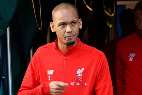 HUDDERSFIELD, ENGLAND - Saturday, October 20, 2018: Liverpool's Fabio Henrique Tavares 'Fabinho' before the FA Premier League match between Huddersfield Town FC and Liverpool FC at Kirklees Stadium. (Pic by David Rawcliffe/Propaganda)