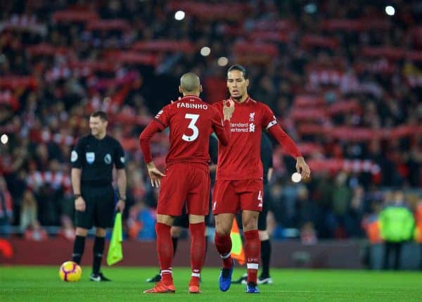 Fabinho and Van Dijk (Pic by David Rawcliffe/Propaganda)