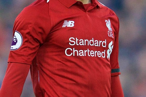 LIVERPOOL, ENGLAND - Saturday, February 9, 2019: Liverpool's Mohamed Salah during the FA Premier League match between Liverpool FC and AFC Bournemouth at Anfield. (Pic by David Rawcliffe/Propaganda)