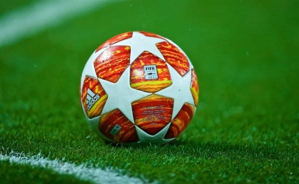 Champions League general image of match ball. (Pic by David Rawcliffe/Propaganda)