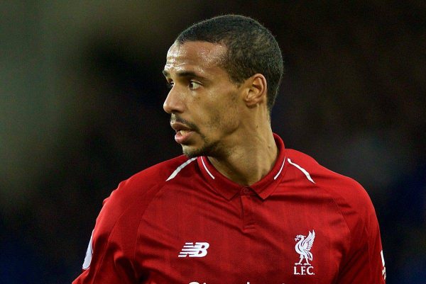 LIVERPOOL, ENGLAND - Sunday, March 3, 2019: Liverpool's Joel Matip during the FA Premier League match between Everton FC and Liverpool FC, the 233rd Merseyside Derby, at Goodison Park. (Pic by Laura Malkin/Propaganda)