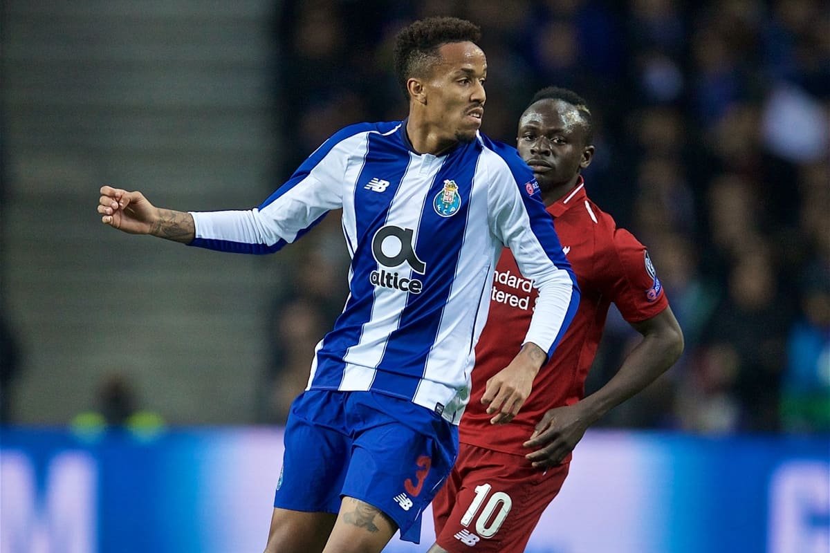 PORTO, PORTUGAL - Wednesday, April 17, 2019: FC Porto's Éder Militão during the UEFA Champions League Quarter-Final 2nd Leg match between FC Porto and Liverpool FC at Estádio do Dragão. (Pic by David Rawcliffe/Propaganda)