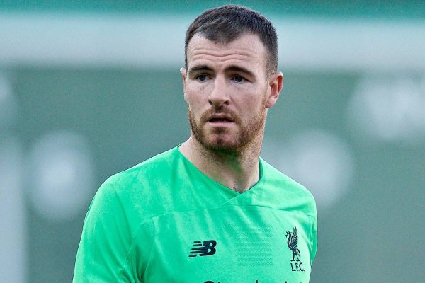 BOSTON, MASSACHUSETTS, USA - Sunday, July 21, 2019: Liverpool's goalkeeper Andy Lonergan during a friendly between Liverpool FC and Sevilla FC at Fenway Park on day six of the club's pre-season tour of America. (Pic by David Rawcliffe/Propaganda)