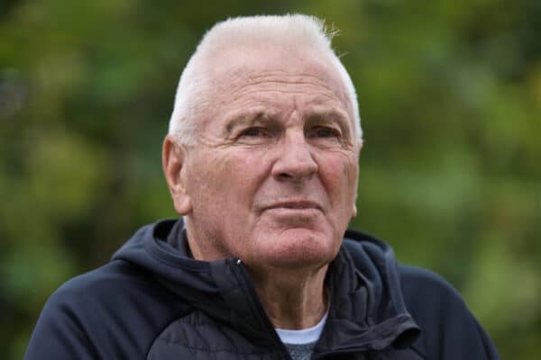 KIRKBY, ENGLAND - Saturday, August 10, 2019: Former Liverpool player Steve Heighway during the Under-23 FA Premier League 2 Division 1 match between Liverpool FC and Tottenham Hotspur FC at the Academy. (Pic by David Rawcliffe/Propaganda)