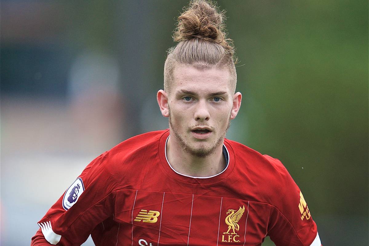 KIRKBY, ENGLAND - Saturday, August 10, 2019: Liverpool's Harvey Elliot during the Under-23 FA Premier League 2 Division 1 match between Liverpool FC and Tottenham Hotspur FC at the Academy. (Pic by David Rawcliffe/Propaganda)