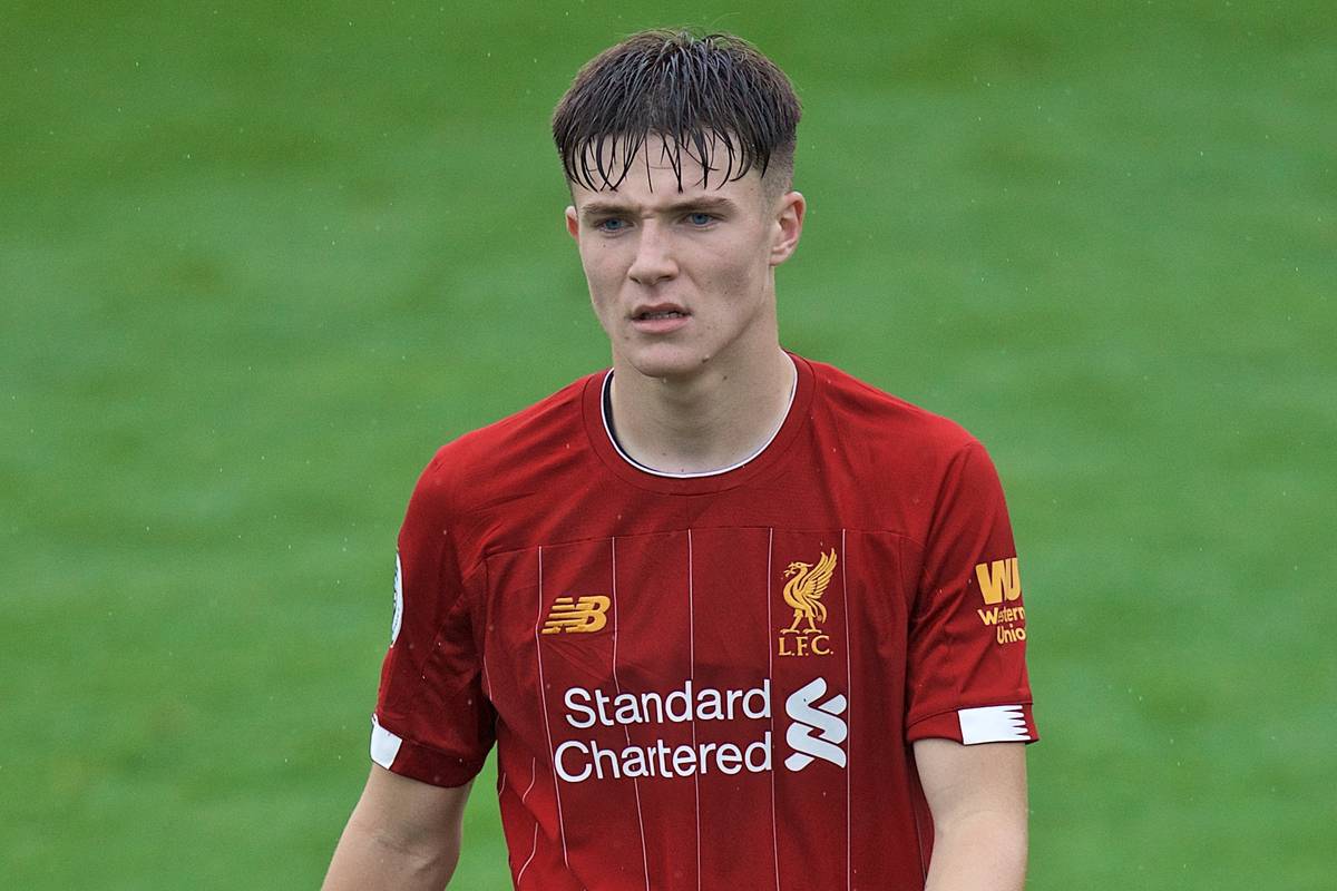 KIRKBY, ENGLAND - Saturday, August 10, 2019: Liverpool's Morgan Boyes during the Under-23 FA Premier League 2 Division 1 match between Liverpool FC and Tottenham Hotspur FC at the Academy. (Pic by David Rawcliffe/Propaganda)