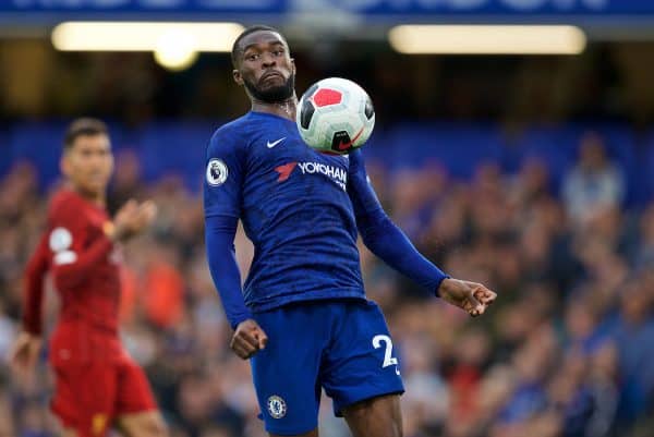 LONDON, ENGLAND - Sunday, September 22, 2019: Chelsea's Fikayo Tomori during the FA Premier League match between Chelsea FC and Liverpool FC at Stamford Bridge. (Pic by David Rawcliffe/Propaganda)