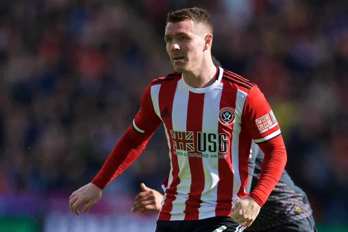 SHEFFIELD, ENGLAND - Thursday, September 26, 2019: Sheffield United's John Fleck during the FA Premier League match between Sheffield United FC and Liverpool FC at Bramall Lane. (Pic by David Rawcliffe/Propaganda)