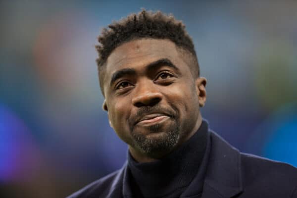 MANCHESTER, ENGLAND - Tuesday, October 1, 2019: Former Manchester City player Kolo Touré before the UEFA Champions League Group C match between Manchester City FC and GNK Dinamo Zagreb at the City of Manchester Stadium. (Pic by David Rawcliffe/Propaganda)