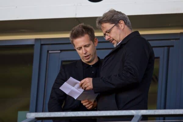  Liverpool's Director of Football Michael Edwards during the UEFA Youth League Group E match between Liverpool FC Under-19's and FC Salzburg Under-19's at Langtree Park. (Pic by David Rawcliffe/Propaganda)