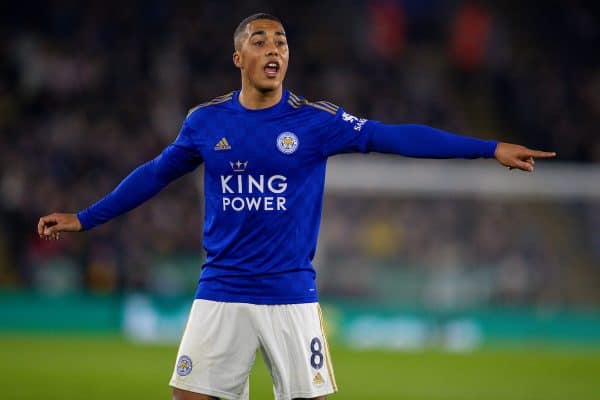 LEICESTER, ENGLAND - Sunday, December 1, 2019: Leicester City's Youri Tielemans during the FA Premier League match between Leicester City FC and Everton FC at the King Power Stadium. (Pic by David Rawcliffe/Propaganda)