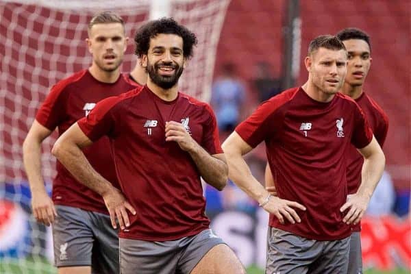 MADRID, SPAIN - Friday, May 31, 2019: Liverpool's manager Jürgen Klopp during a training session ahead of the UEFA Champions League Final match between Tottenham Hotspur FC and Liverpool FC at the Estadio Metropolitano. (Pic by David Rawcliffe/Propaganda)