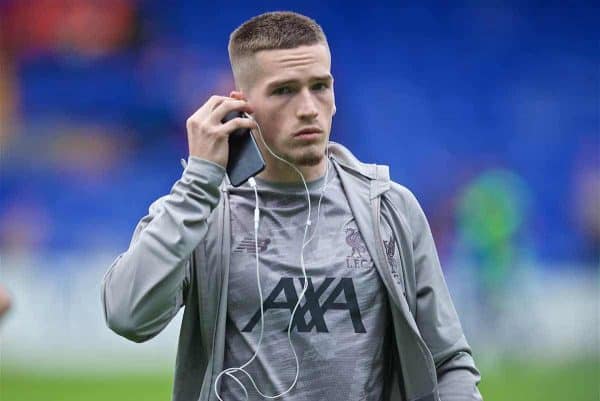 BIRKENHEAD, ENGLAND - Thursday, July 11, 2019: Liverpool's Ryan Kent during a pre-season friendly match between Tranmere Rovers FC and Liverpool FC at Prenton Park. (Pic by David Rawcliffe/Propaganda)