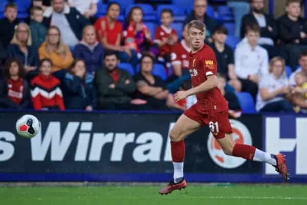 BIRKENHEAD, ENGLAND - Thursday, July 11, 2019: Liverpool's Anderson Arroyo during a pre-season friendly match between Tranmere Rovers FC and Liverpool FC at Prenton Park. (Pic by David Rawcliffe/Propaganda)