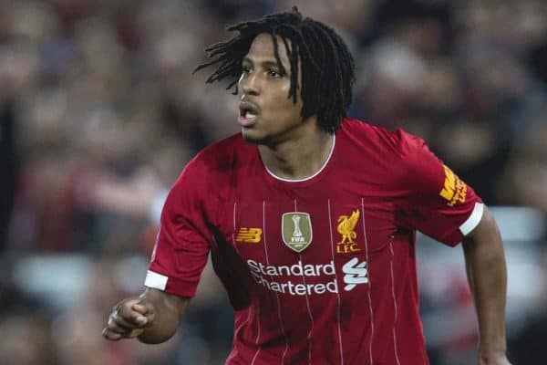 LIVERPOOL, ENGLAND - Sunday, January 5, 2020: Liverpool's Yasser Larouci during the FA Cup 3rd Round match between Liverpool FC and Everton FC, the 235th Merseyside Derby, at Anfield. (Pic by David Rawcliffe/Propaganda)