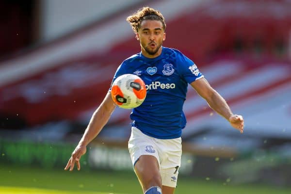 SHEFFIELD, ENGLAND - Monday, July 20, 2020: Everton's Dominic Calvert-Lewin during the FA Premier League match between Sheffield United FC and Everton FC at Bramall Lane. The game was played behind closed doors due to the UK government’s social distancing laws during the Coronavirus COVID-19 Pandemic. (Pic by David Rawcliffe/Propaganda)