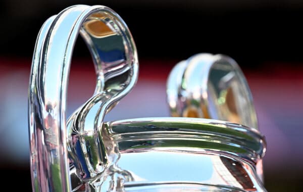 LISBON, PORTUGAL - Sunday, August 23, 2020: The European Cup trophy seen before the UEFA Champions League Final between FC Bayern Munich and Paris Saint-Germain at the Estadio do Sport Lisboa e Benfica. (Credit: ©UEFA)