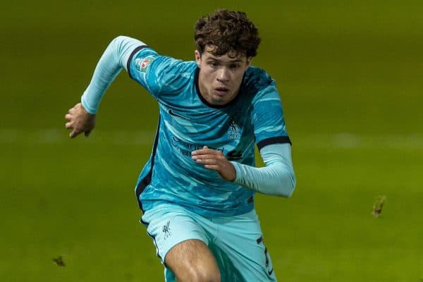 LINCOLN, ENGLAND - Thursday, September 24, 2020: Liverpool's Neco Williams during the Football League Cup 3rd Round match between Lincoln City FC and Liverpool FC at Sincil Bank. Liverpool won 7-2. (Pic by David Rawcliffe/Propaganda)