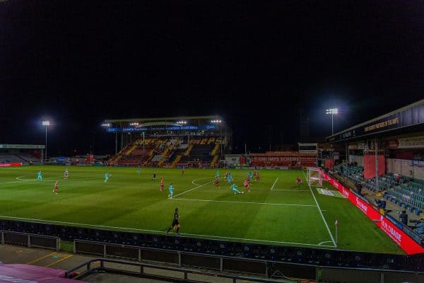 LINCOLN, ENGLAND - Thursday, September 24, 2020: A general view during the Football League Cup 3rd Round match between Lincoln City FC and Liverpool FC at Sincil Bank. Liverpool won 7-2. (Pic by David Rawcliffe/Propaganda)