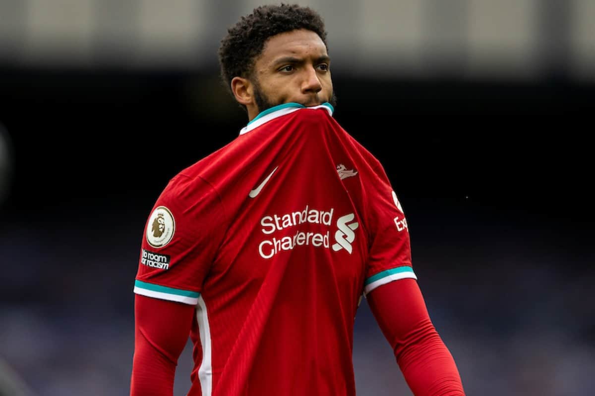 Joe Gomez was in fair bit of pain now set for scan on knee