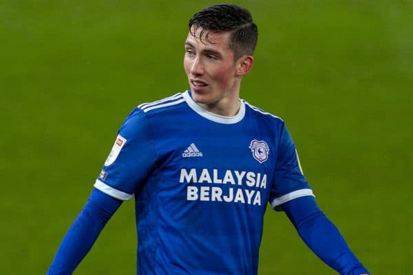 STOKE-ON-TRENT, ENGLAND - Tuesday, December 8, 2020: Cardiff City's Harry Wilson during the Football League Championship match between Stoke City FC and Cardiff City FC at the Bet365 Stadium. Cardiff City won 2-1. (Pic by David Rawcliffe/Propaganda)