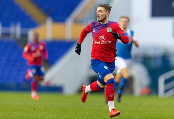 BIRMINGHAM, ENGLAND - Saturday, January 2, 2021: Blackburn Rovers' Harvey Elliott during the Football League Championship match between Birmingham City FC and Blackburn Rovers FC at St Andrew's. (Pic by David Rawcliffe/Propaganda)