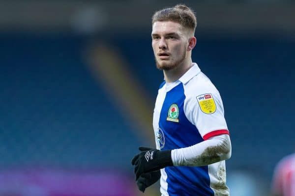 BLACKBURN, ENGLAND - Saturday, January 16, 2021: Blackburn Rovers' Harvey Elliott during the Football League Championship match between Blackburn Rovers FC and Stoke City FC at Ewood Park. The game ended in a 1-1 draw. (Pic by David Rawcliffe/Propaganda)