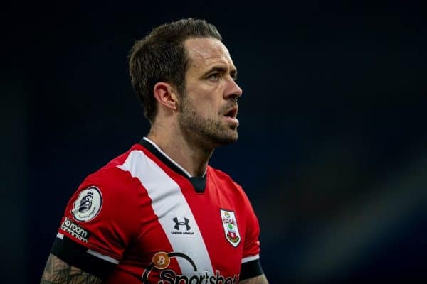 LIVERPOOL, ENGLAND - Monday, March 1, 2021: Southampton's Danny Ings looks dejected after the FA Premier League match between Everton FC and Southampton FC at Goodison Park. Everton won 1-0. (Pic by David Rawcliffe/Propaganda)