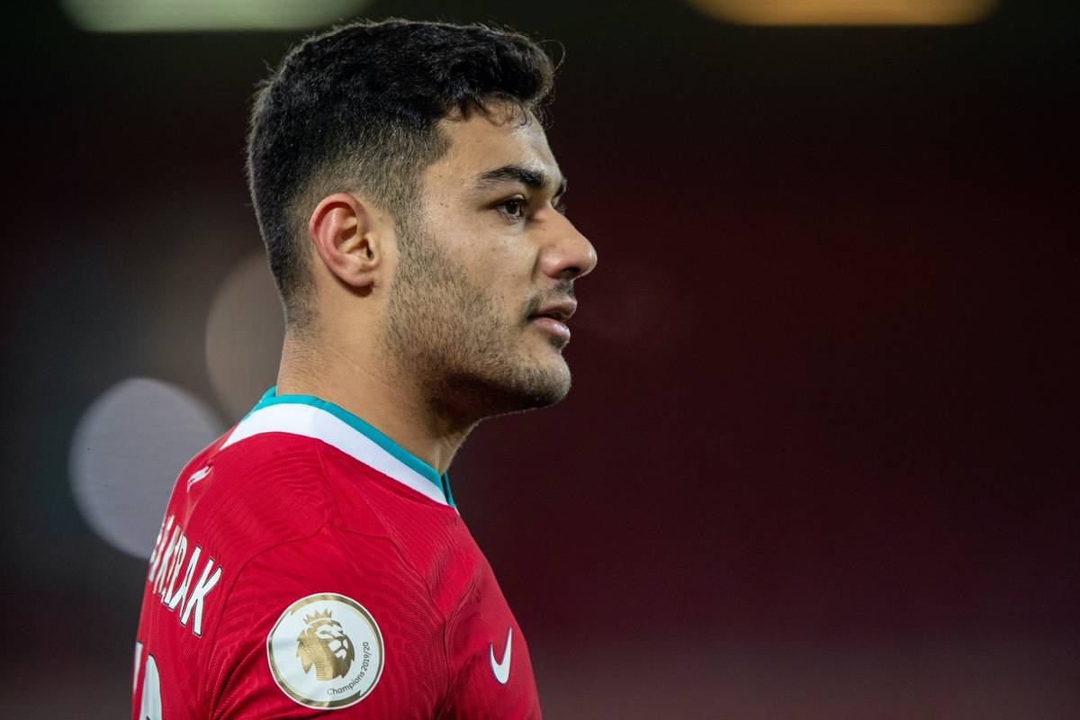 LIVERPOOL, ENGLAND - Thursday, March 4, 2021: Liverpool's Ozan Kabak during the FA Premier League match between Liverpool FC and Chelsea FC at Anfield. Chelsea won 1-0 condemning Liverpool to their fifth consecutive home defeat for the first time in the club’s history. (Pic by David Rawcliffe/Propaganda)