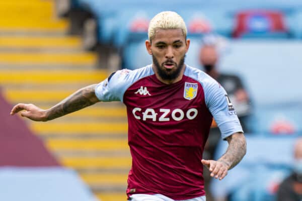 BIRMINGHAM, ENGLAND - Sunday, May 9, 2021: Aston Villa's Douglas Luiz during the FA Premier League match between Aston Villa FC and Manchester United FC at Villa Park. (Pic by David Rawcliffe/Propaganda)