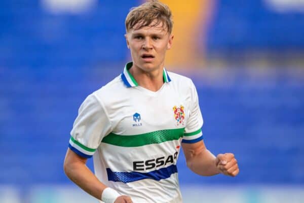 BIRKENHEAD, ENGLAND - Tuesday, July 27, 2021: Tranmere Rovers' Paul Glatzel during a preseason friendly match between Tranmere Rovers FC and Sunderland AFC at Prenton Park. (Pic by David Rawcliffe/Propaganda)