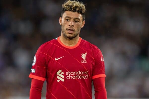 LEEDS, ENGLAND - Sunday, September 12, 2021: Liverpool's Alex Oxlade-Chamberlain during the FA Premier League match between Leeds United FC and Liverpool FC at Elland Road. Liverpool won 3-0. (Pic by David Rawcliffe/Propaganda)