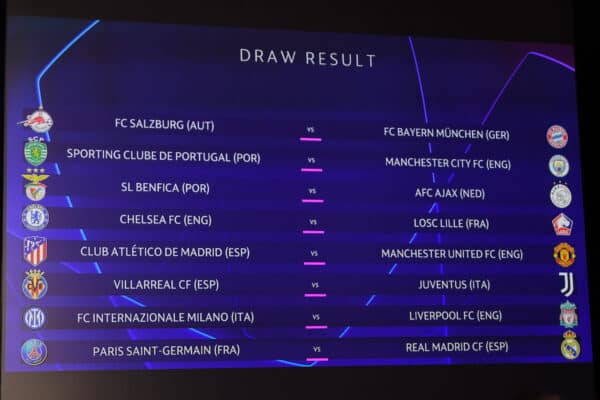 Champions League draw general European Cup (Handout by UEFA)