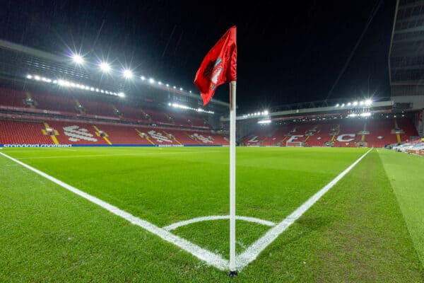 Liverpool, Anfield, corner flag, general (Pic by David Rawcliffe/Propaganda)