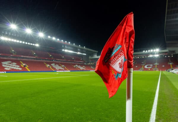 Liverpool, Anfield, corner flag, general (Pic by David Rawcliffe/Propaganda)