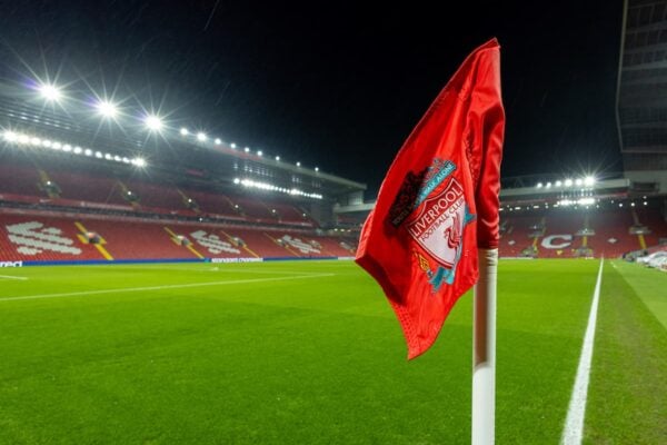 Liverpool, Anfield, corner flag, general (Pic by David Rawcliffe/Propaganda)