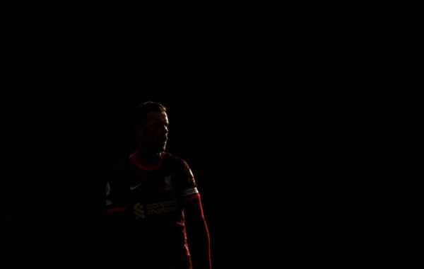 LIVERPOOL, ENGLAND - Saturday, February 19, 2022: Liverpool's captain Jordan Henderson during the FA Premier League match between Liverpool FC and Norwich City FC at Anfield. Liverpool won 3-1. (Pic by David Rawcliffe/Propaganda)