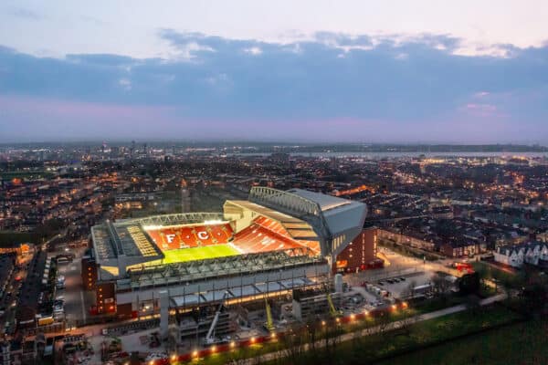 Anfield Stadium, matchday, aerial, general view (Propaganda Photo)