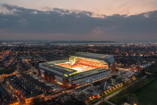 Anfield Stadium, matchday, aerial, general view (Propaganda Photo)