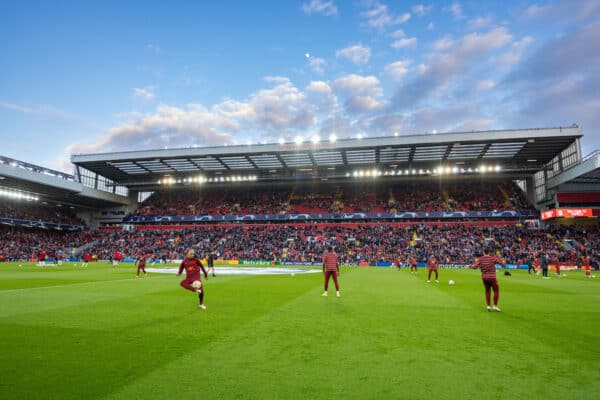 Anfield pre-match, matchday, general, Champions League (Pic by David Rawcliffe/Propaganda)