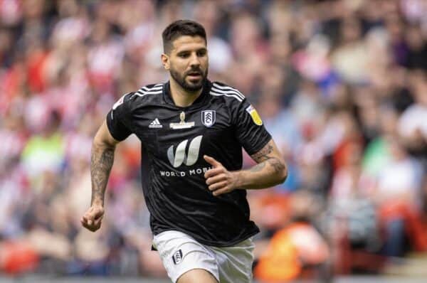 SHEFFIELD, ENGLAND - Saturday, May 7, 2022: Fulham's Aleksandar Mitrovi? during the Football League Championship match between Sheffield United FC and Fulham FC at Bramall Lane. (Pic by David Rawcliffe/Propaganda)