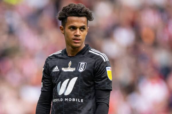 SHEFFIELD, ENGLAND - Saturday, May 7, 2022: Fulham's Fábio Carvalho during the Football League Championship match between Sheffield United FC and Fulham FC at Bramall Lane. (Pic by David Rawcliffe/Propaganda)