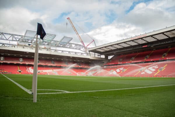 LIVERPOOL, ENGLAND - Sunday, September 25, 2022: A general view of the stadium before the FA Women’s Super League match between Liverpool FC Women and Everton FC Women, the Women's Merseyside Derby, at Anfield. (Pic by Jessica Hornby/Propaganda)