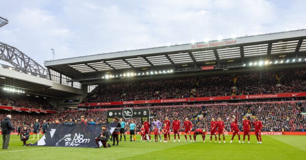 Matchday, general, Anfield lineup (Pic by David Rawcliffe/Propaganda)