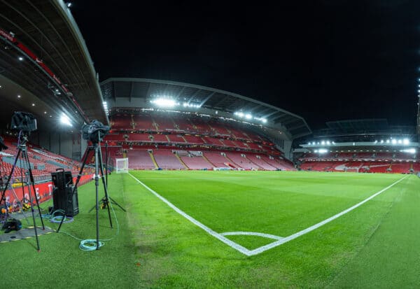 LIVERPOOL, ENGLAND - Friday, December 30, 2022: A general view during the FA Premier League match between Liverpool FC and Leicester City FC at Anfield. Liverpool won 2-1. (Pic by David Rawcliffe/Propaganda)