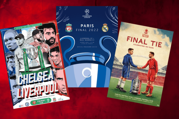 Liverpool FC 2021/22 Cup Final Programme Covers