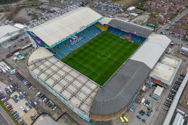 LEEDS, ENGLAND - Sunday, February 12, 2023: A general view of Elland Road ahead of the FA Premier League match between Leeds United FC and Manchester United FC. (Pic by David Rawcliffe/Propaganda)