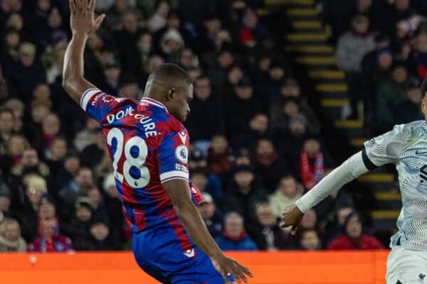 LONDON, ENGLAND - Saturday, February 25, 2023: Liverpool's Cody Gakpo during the FA Premier League match between Crystal Palace FC and Liverpool FC at Selhurst Park. (Pic by David Rawcliffe/Propaganda)